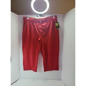Wilson Women's‎ Size XL Baseball Softball Pants Red NWT 120890